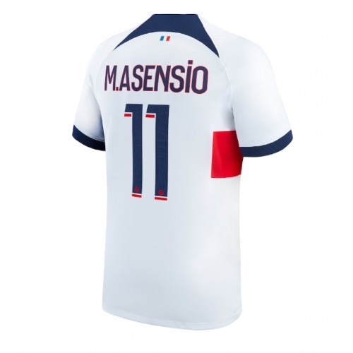Paris Saint-Germain Marco Asensio #11 Gostujuci Dres 2023-24 Kratak Rukav